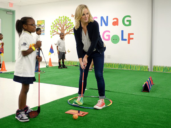 Amy Poehler - KidsGOLF webpage